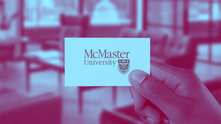 mcmaster logo on card