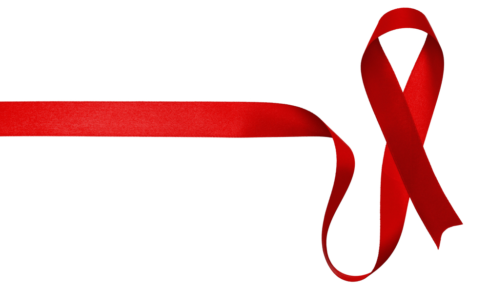 The red HIV-AIDS ribbon.