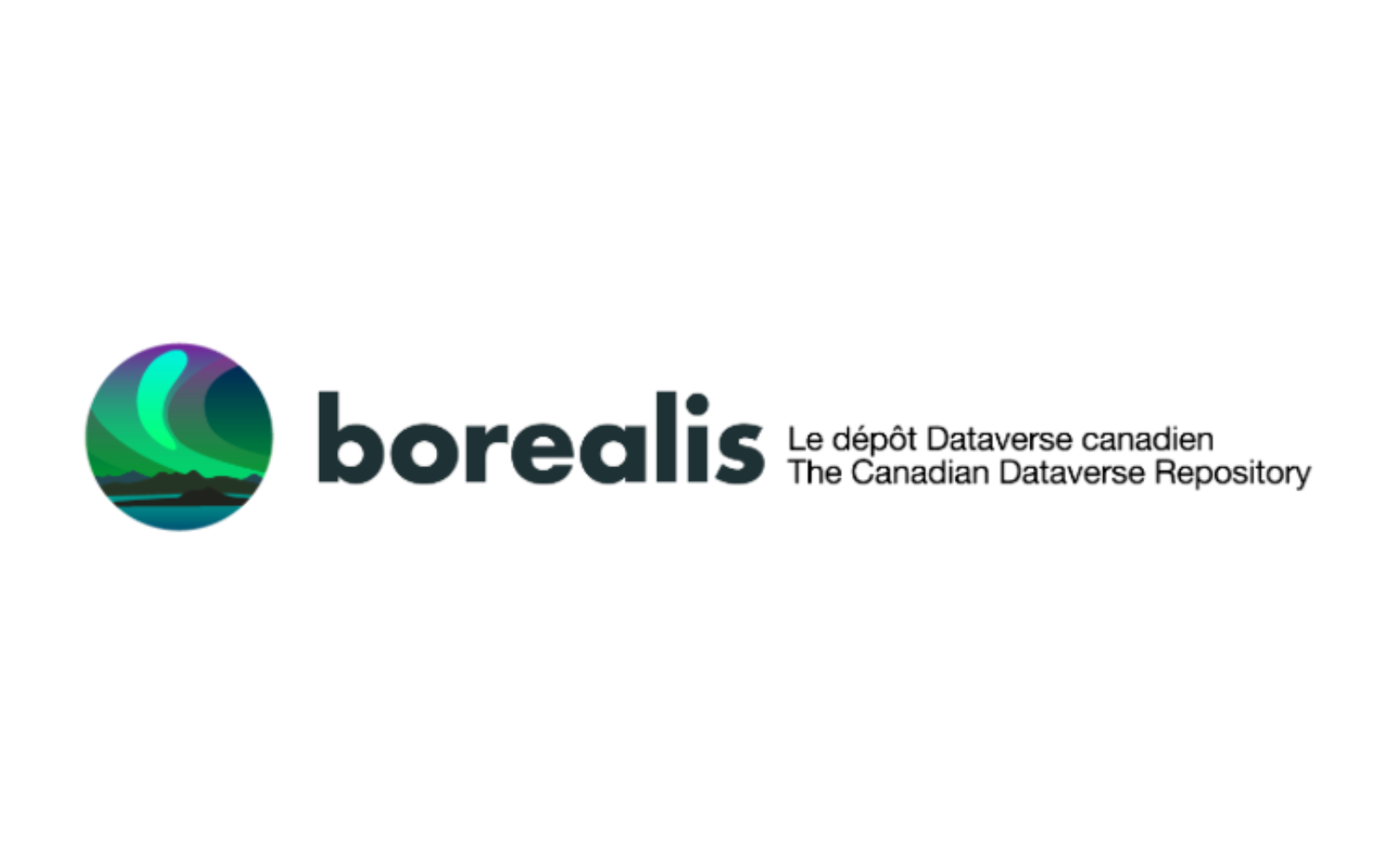 Borealis The Canadian Dataverse Repository logo.