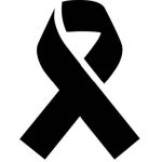 Cancer awareness ribbon.