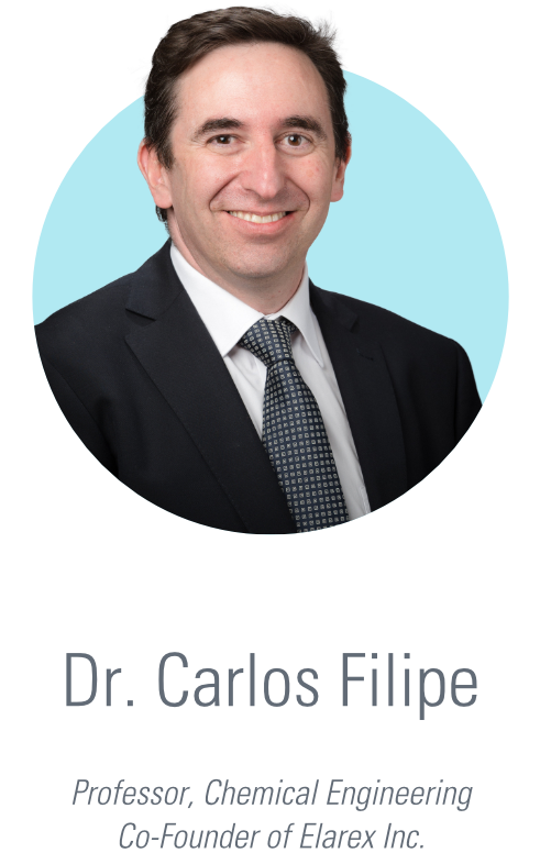 Dr. Carlos Filipe, Professor, Chemical Engineering, Co-Founder of FendX