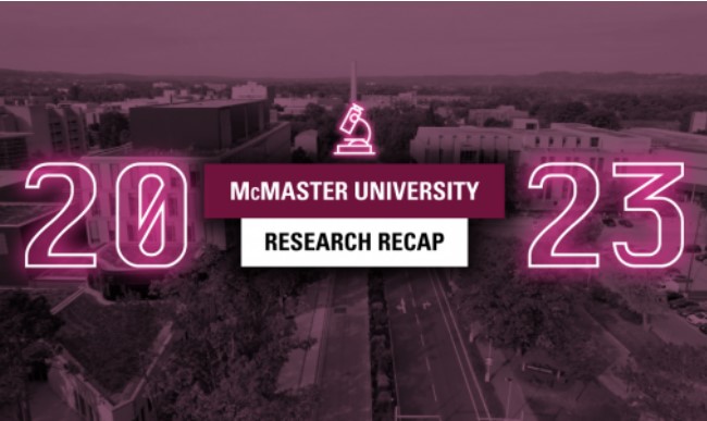 2023 McMaster University Research Recap.