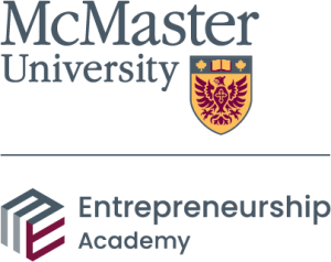 McMaster Entrepreneurship Academy logo. 